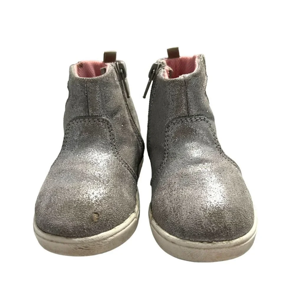 Stride Rite Sz 8M 360 Silver Nina Boots